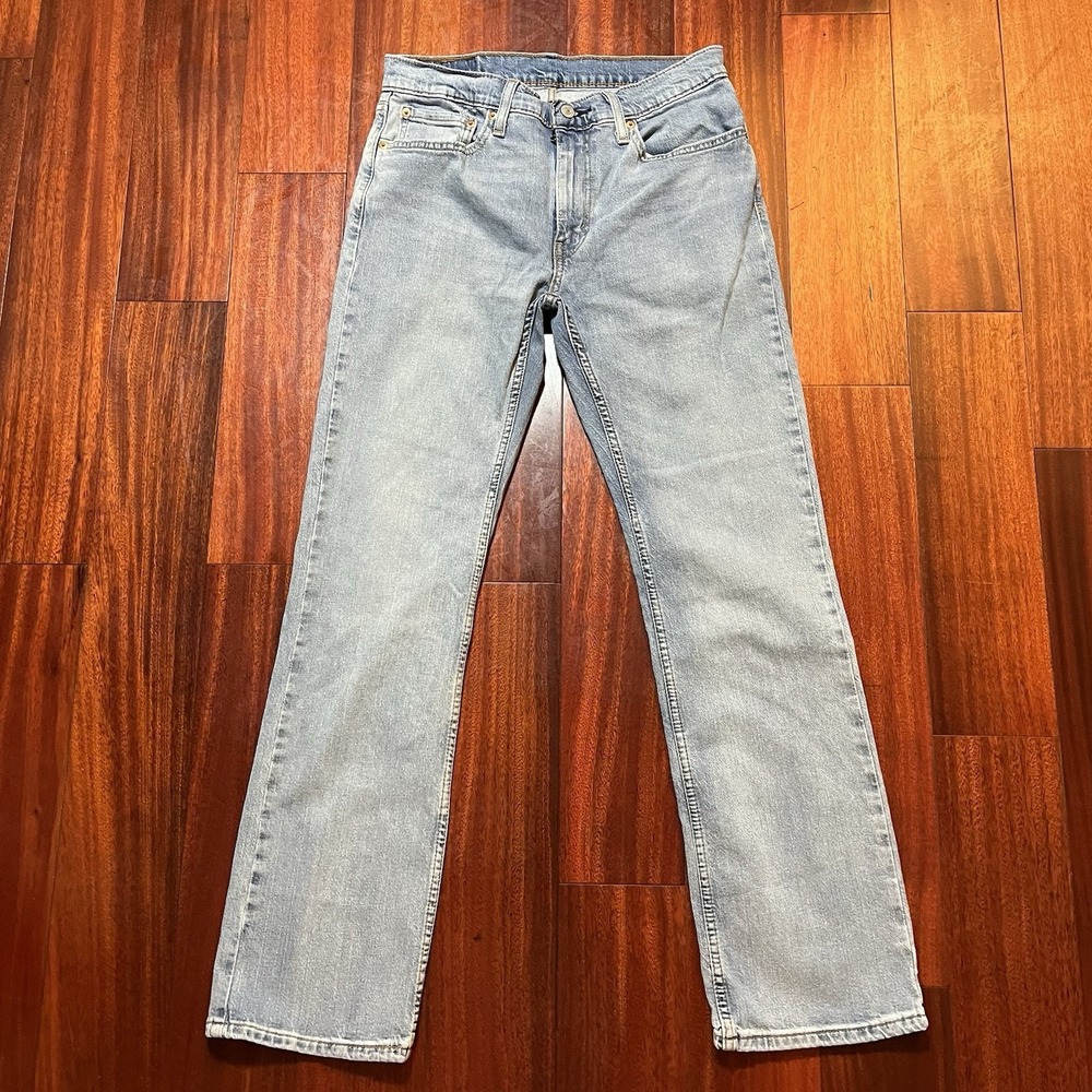 Levis Jeans Mens 31x32 Blue 527 Bootcut Denim Pants Western Cowboy Cotton Work